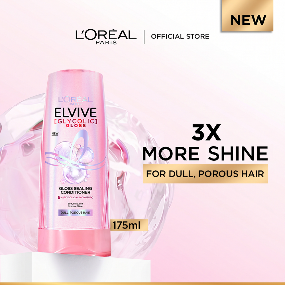 L'Oréal Paris Elvive Glycolic Gloss Conditioner - 175ml
