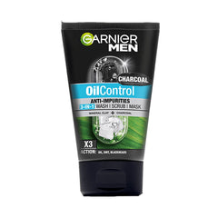 GARNIER MEN OIL CONTROL CHARCOAL SCRUB