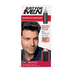 Just For Men Shampoo In Hair colour H-55 Real Black