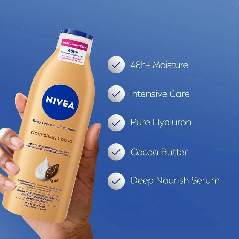 NIVEA NOURISHING COCOA LOTION 400ML