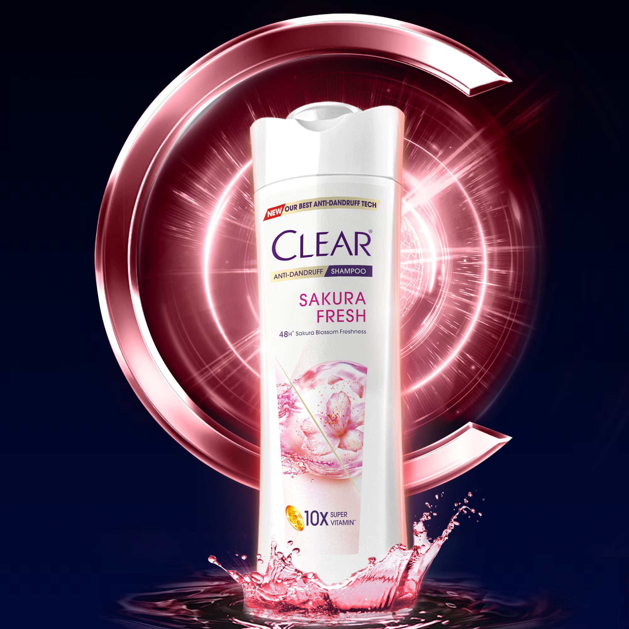 CLEAR Sakura Fresh Anti-Dandruff Shampoo 300ML