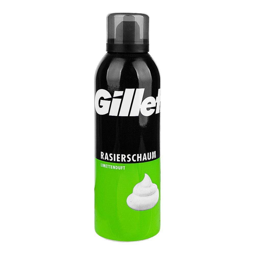 Gillette Shaving Foam Lime Scent 200ml