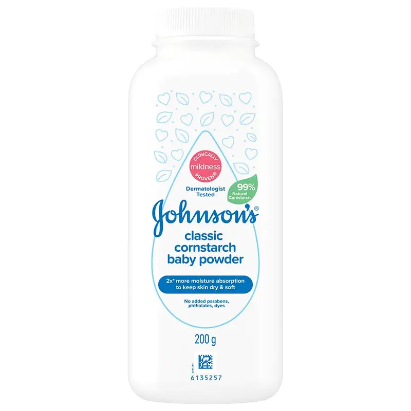 Johnsons Classic Cornstarch 500g Baby Powder