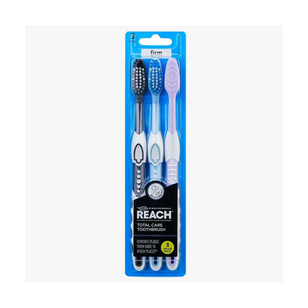 REACH 3-PACK MEDIUM TOOTHBRUSH