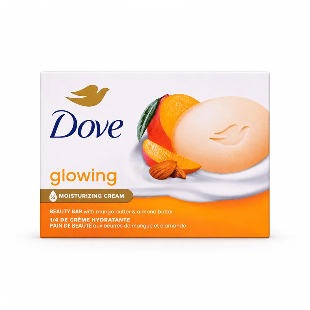 Dove soap glowing