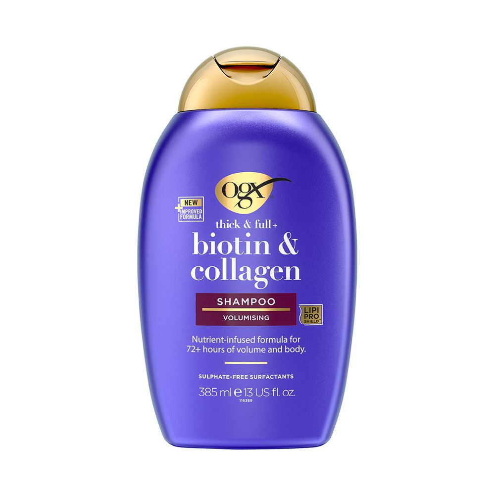 ogx biotin & collagen shampoo 385ml