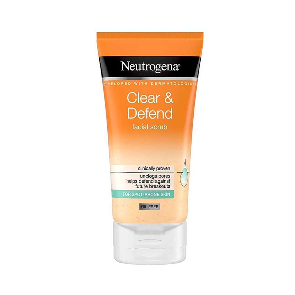 Neutrogena Clear & Defend facial scrub 150ml