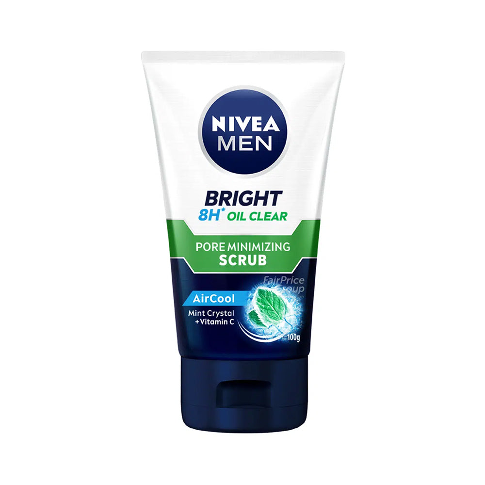 NIVEA MEN 8H OIL CLEAR SCRUB 100ML