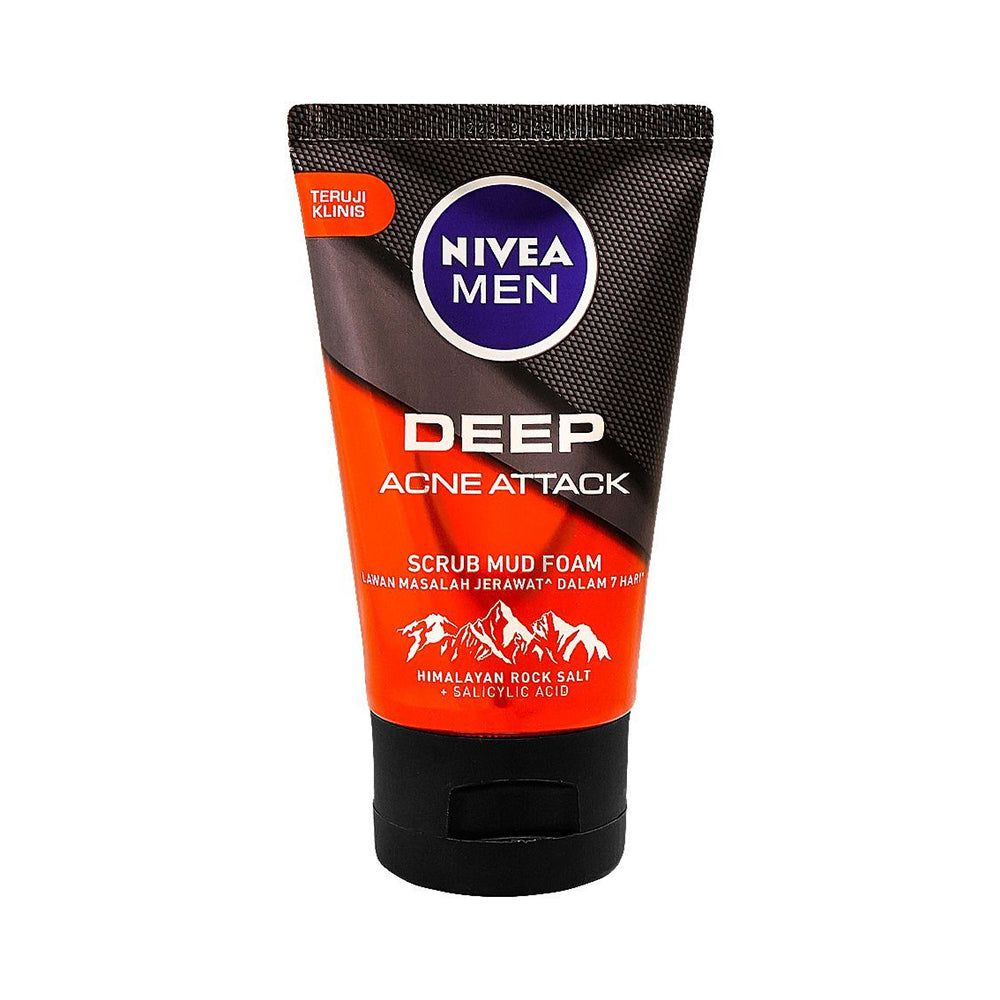 NIVEA MEN ACNE ATTACK SCRUB MUD FOAM