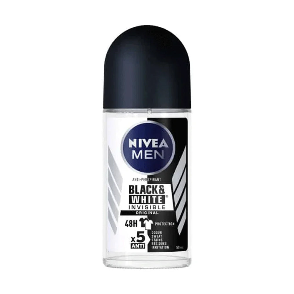 NIVEA MEN BLACK & WHITE ROLL DEODR
