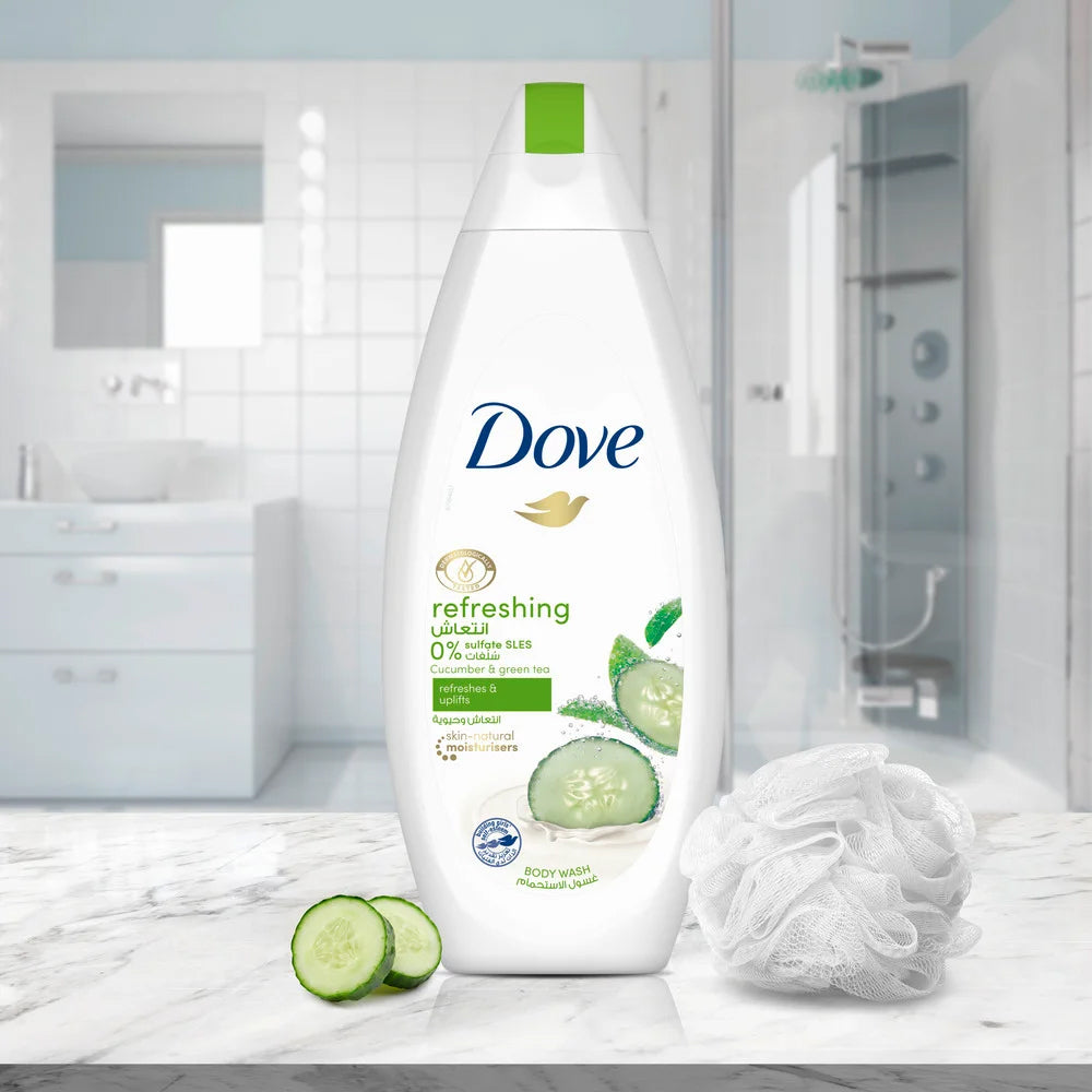 DOVE BODY WASH GREEN 750ML