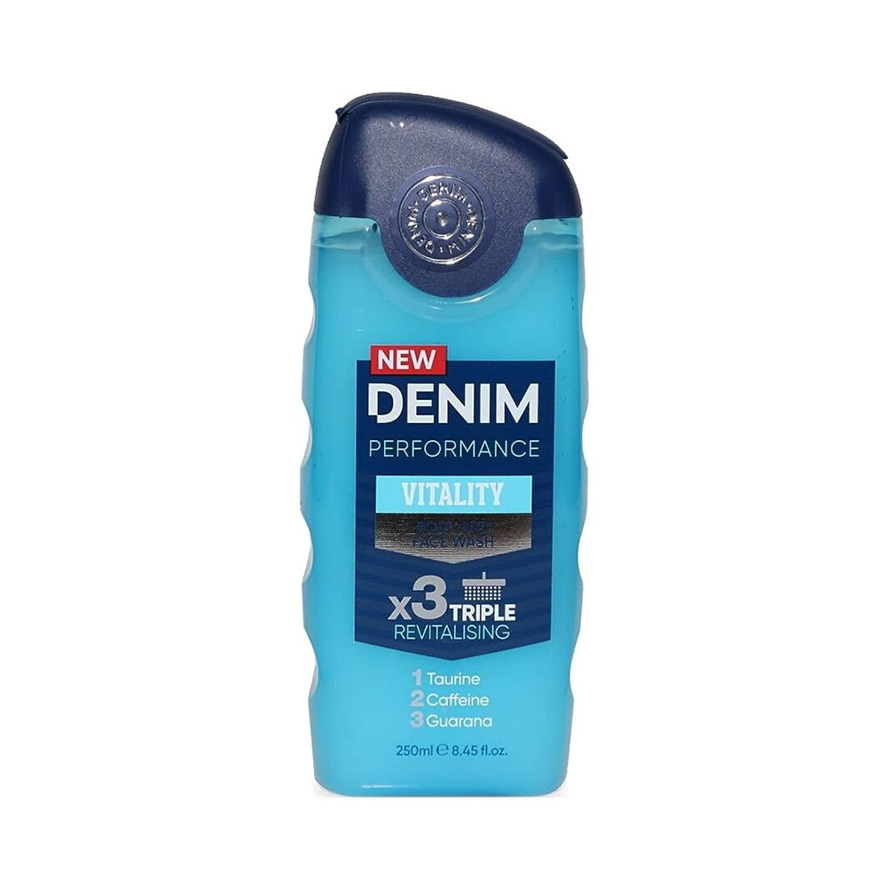 DENIM VITALITY BODY WASH 250ML