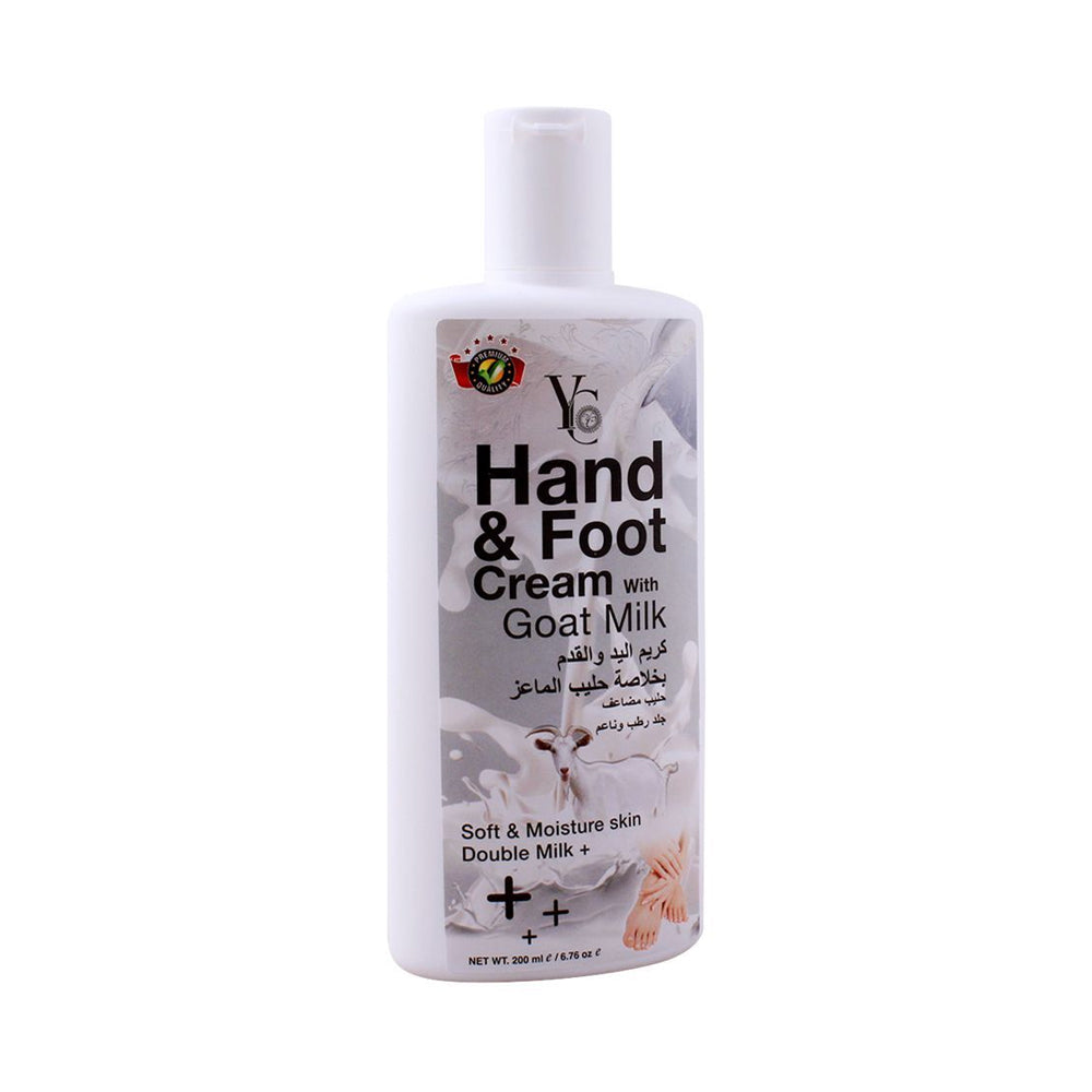 YC GOAT MILK HAND & FOOT CREAM 180ML