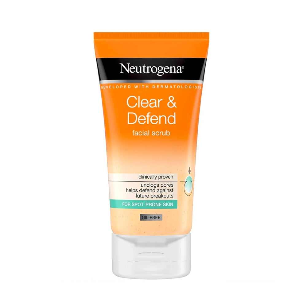 Neutrogena Clear & Defend facial scrub 150ml