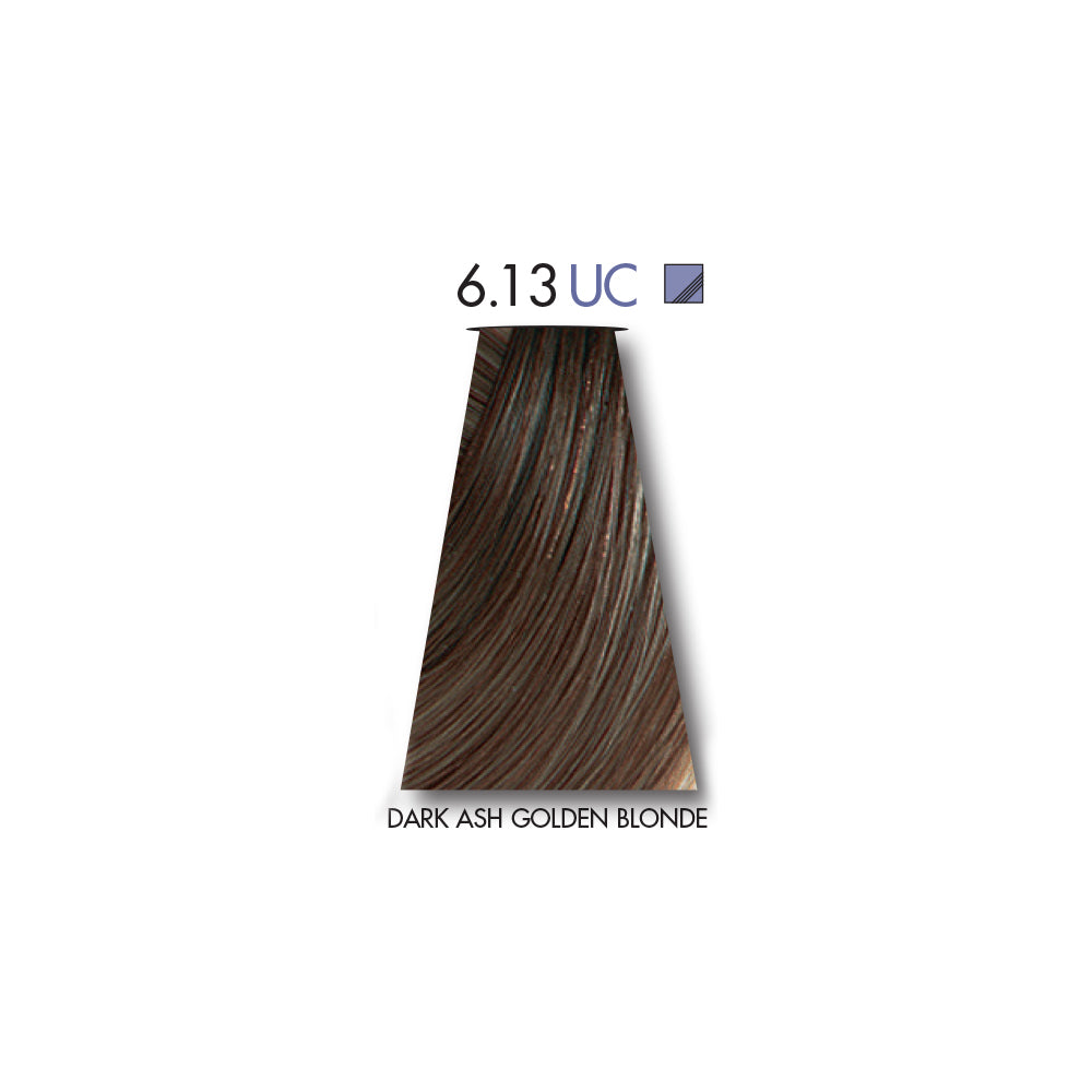 Keune Ultimate Cover DARK ASH GOLDEN BLONDE 6.13 with Keune Developer 20 Volume - 60 ml