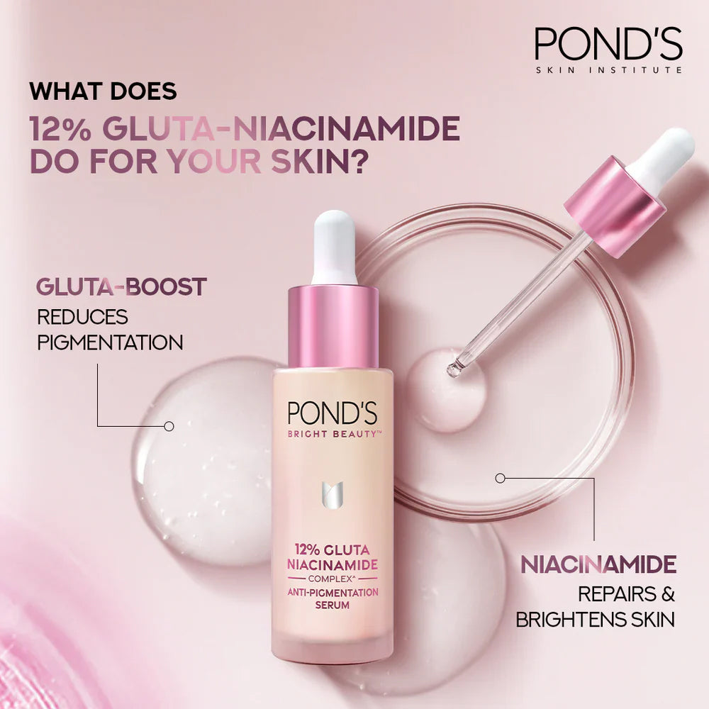 PONDS GLUTA NIACINAMIDE SERUM 15ML