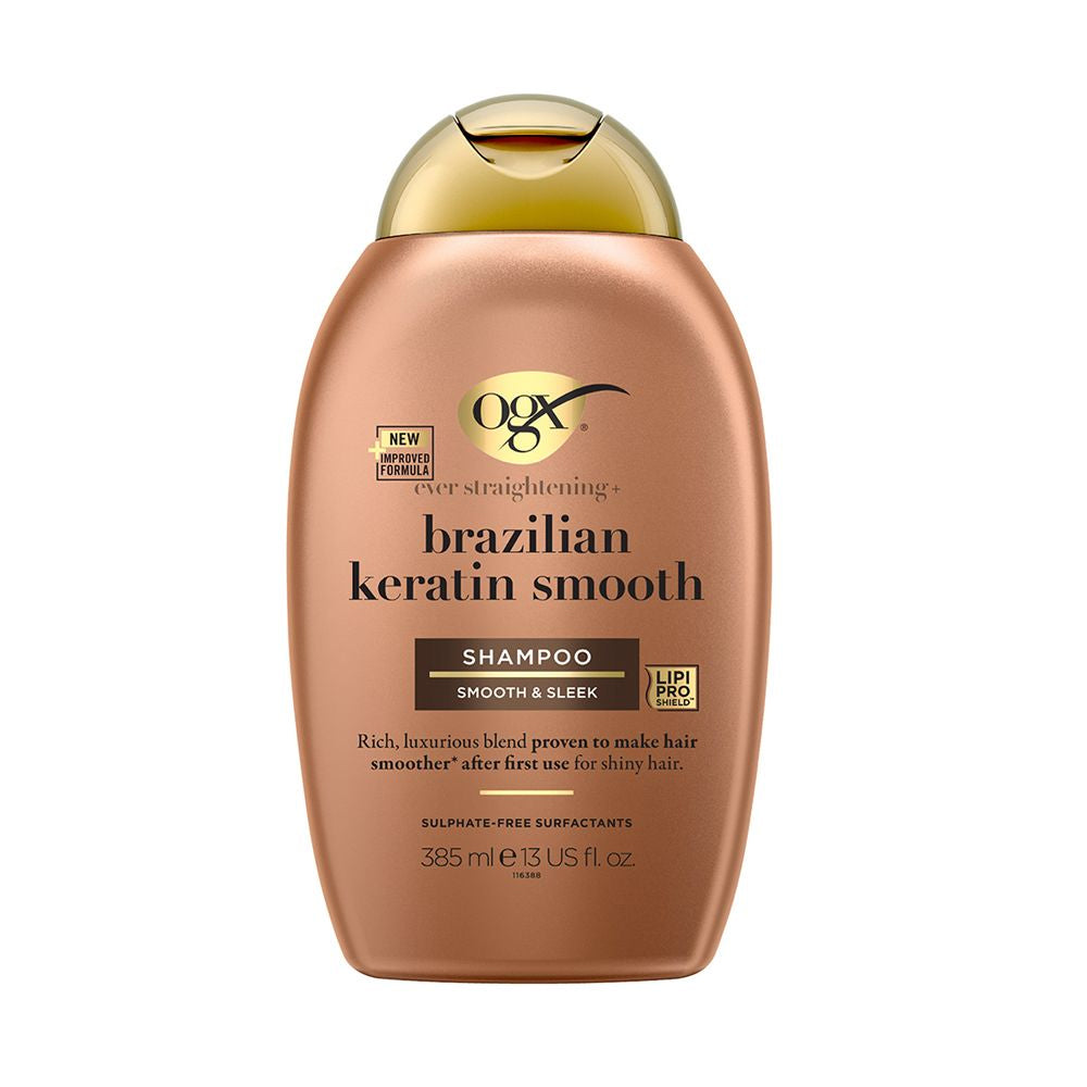 Ogx Shampoo Brazilian Kerartin Smooth  385ml