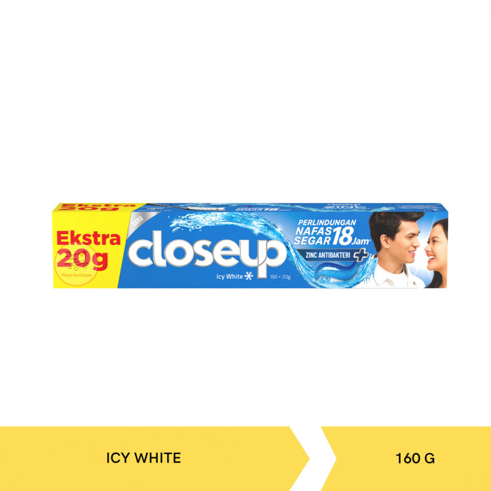 CLOSEUP ICY WHITE 160 + 20G