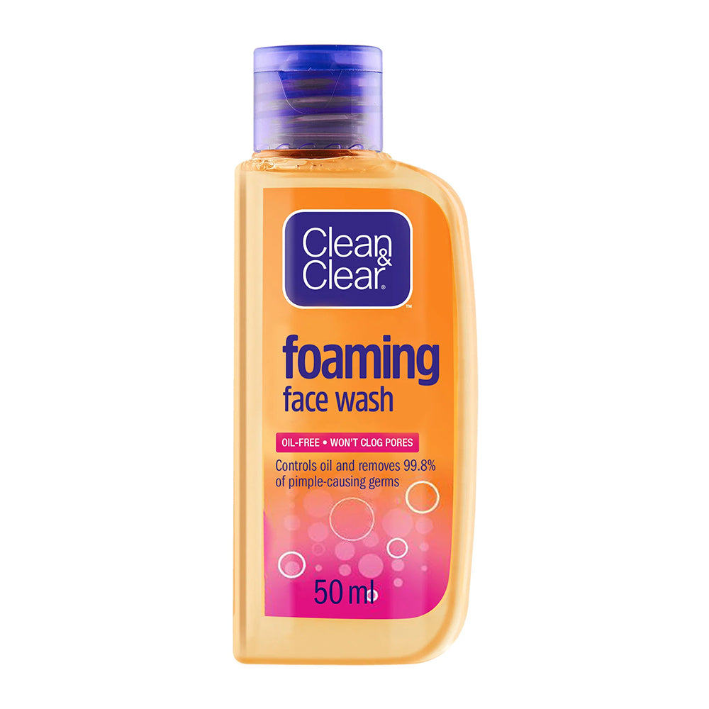 CLEN&CLEAR FOAMING FACE WASH 50ML