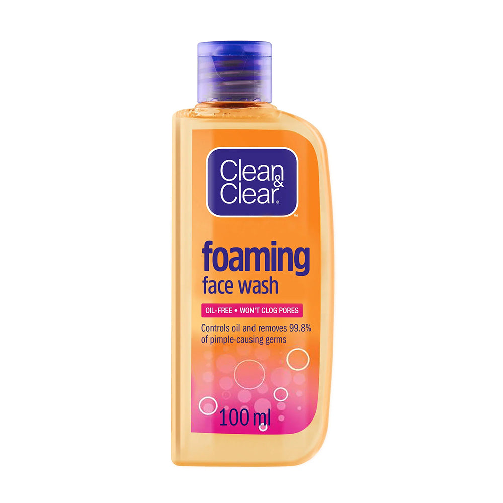 clean&clear foaming face wash 100ml