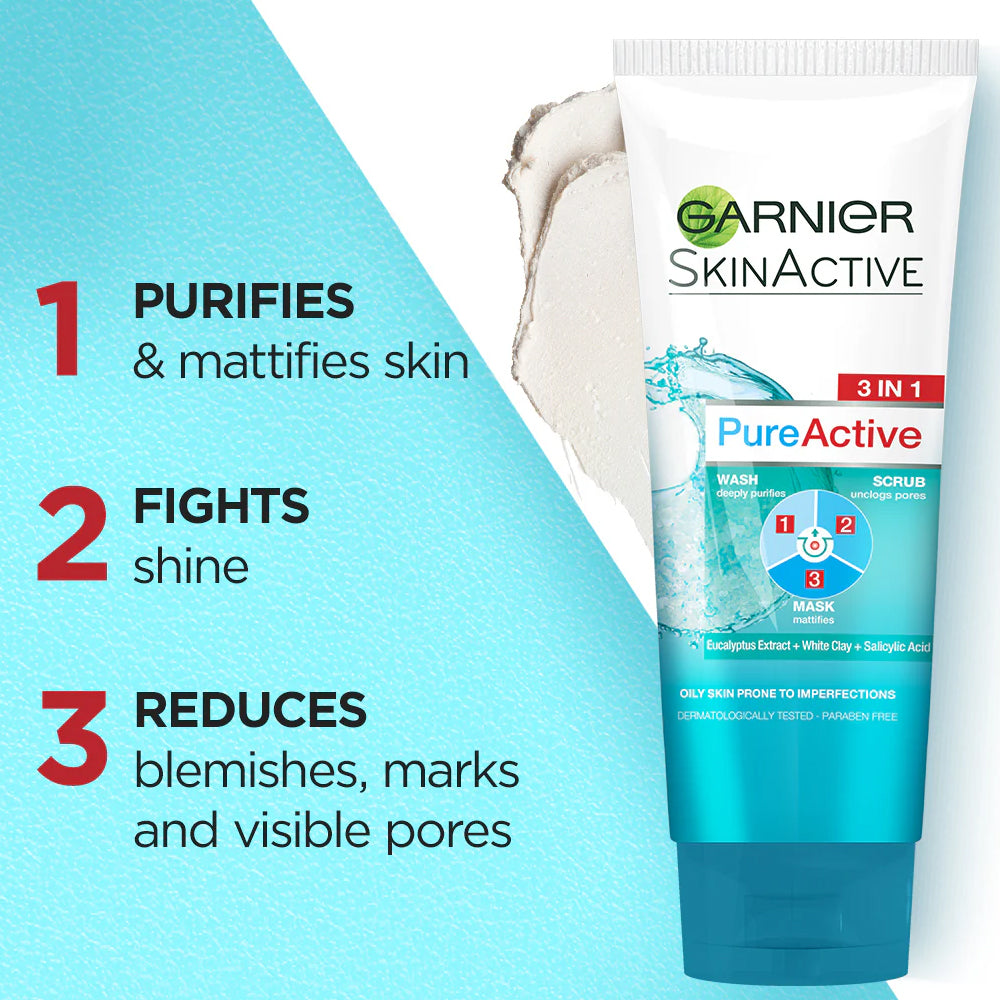 GARNIER PURE ACTIVE 3IN1 100ML