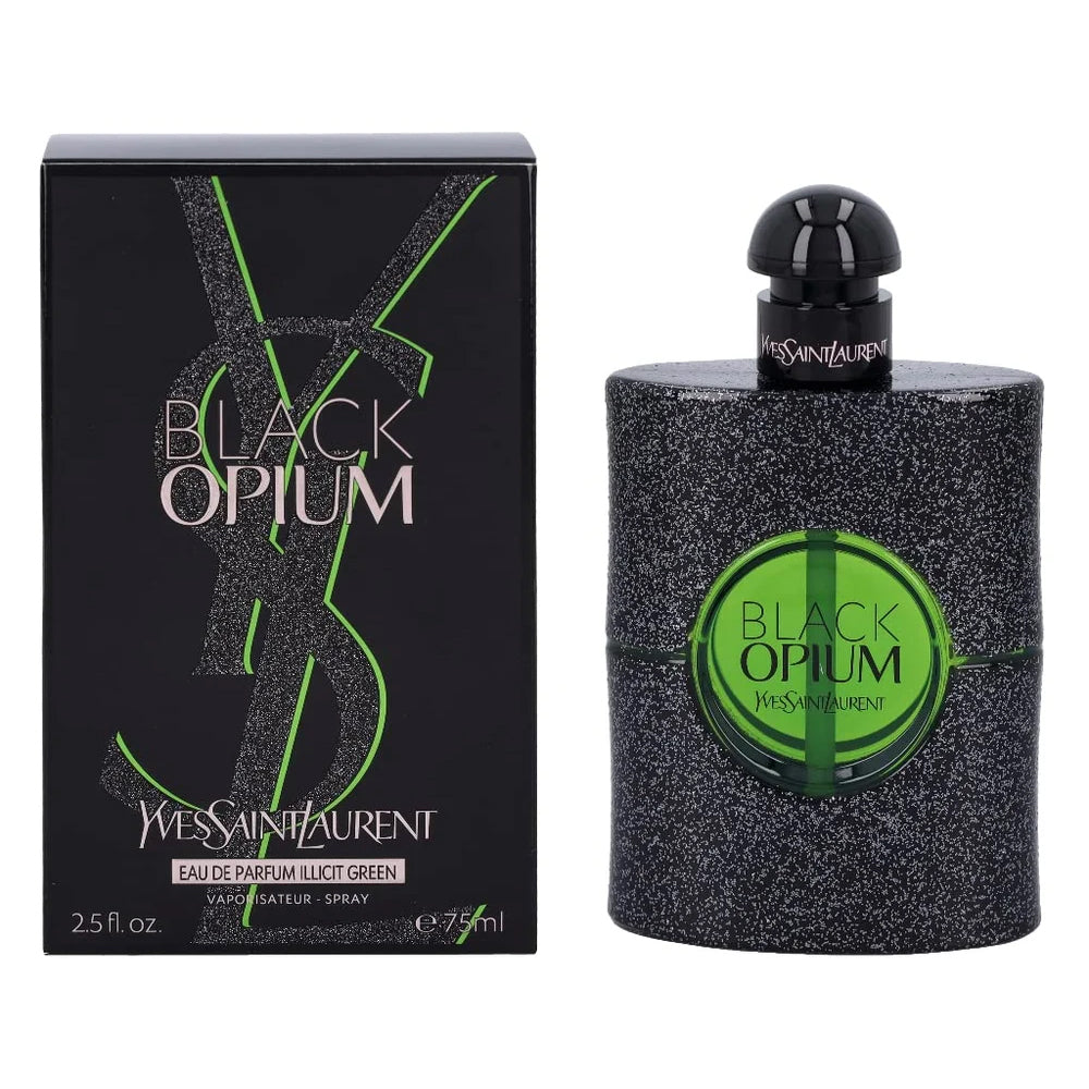 YSL OPIUM BLACK ILLICIT GREEN LADY EDP 75ML NEW