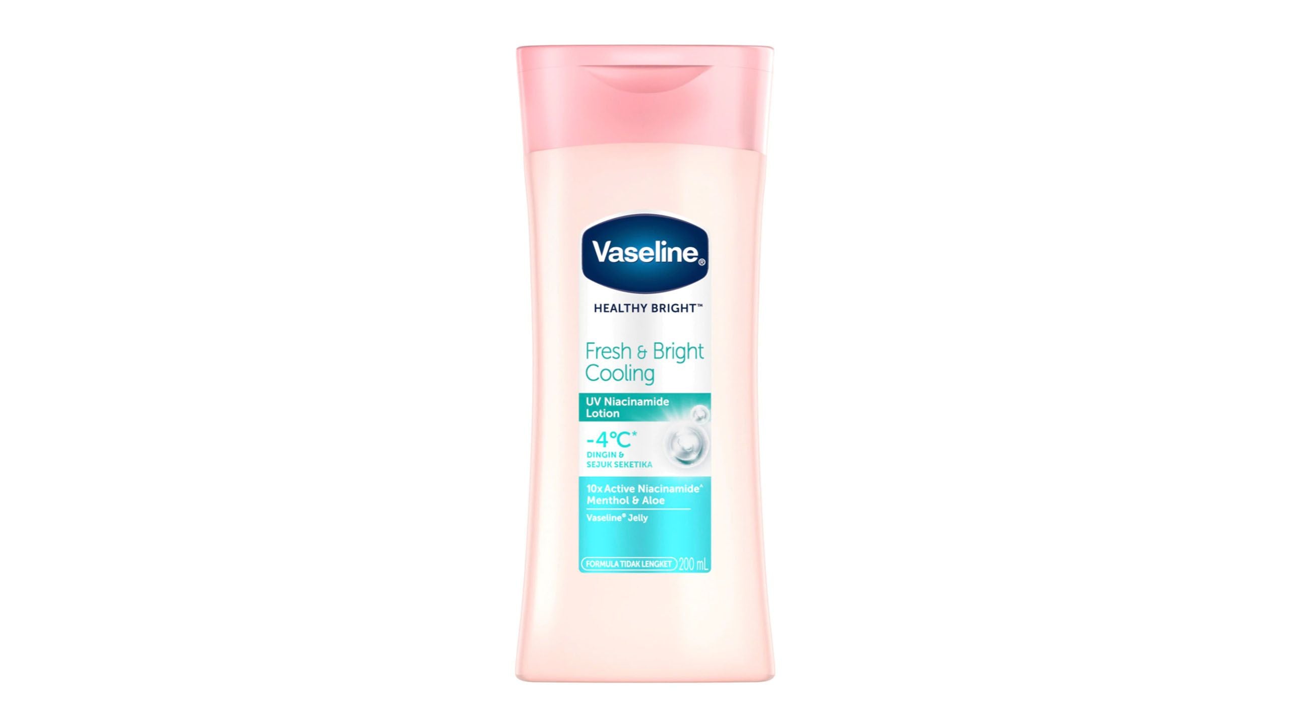 VASELINE FRESH & BRIGHT COOLING LOTION 200ML