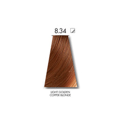 Keune Tinta Light Copper Golden Blonde 8.34 with Keune Developer 20 Volume - 60 ml