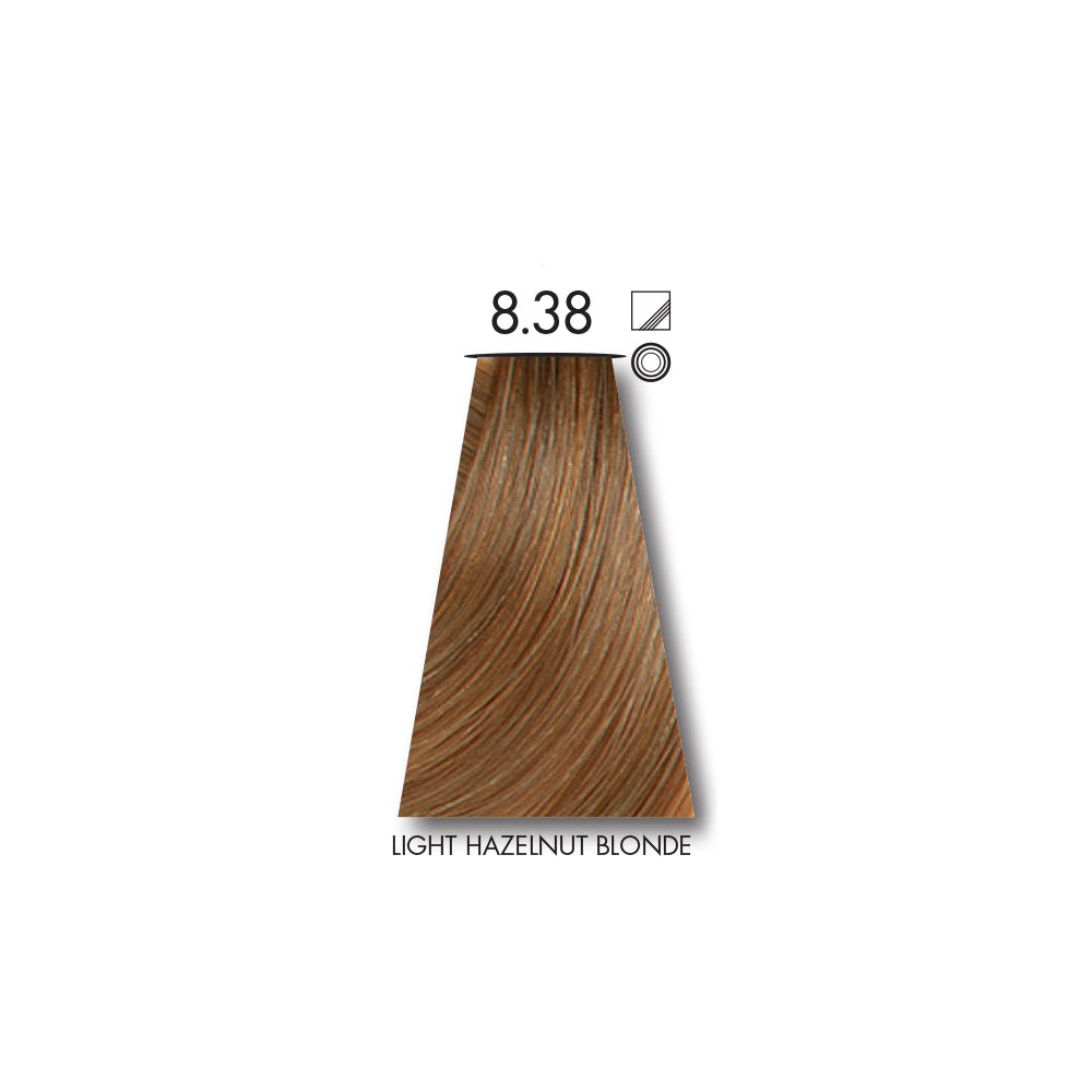 Keune Tinta Light Golden Mocha Blonde 8.38 with Keune Developer 20 Volume - 60 ml