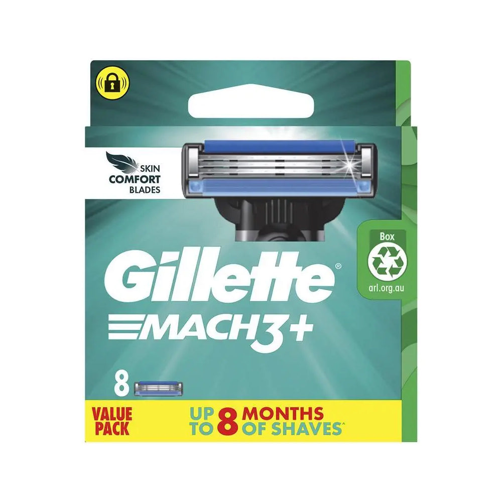 Gillette Mach 3+ 8PACK Razor Blade