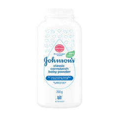 Johnsons Classic Cornstarch 200g Baby Powder