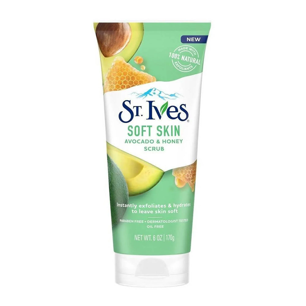 St. Ives - Face Scrub Soft Skin Avocado & Honey 6Oz/170G