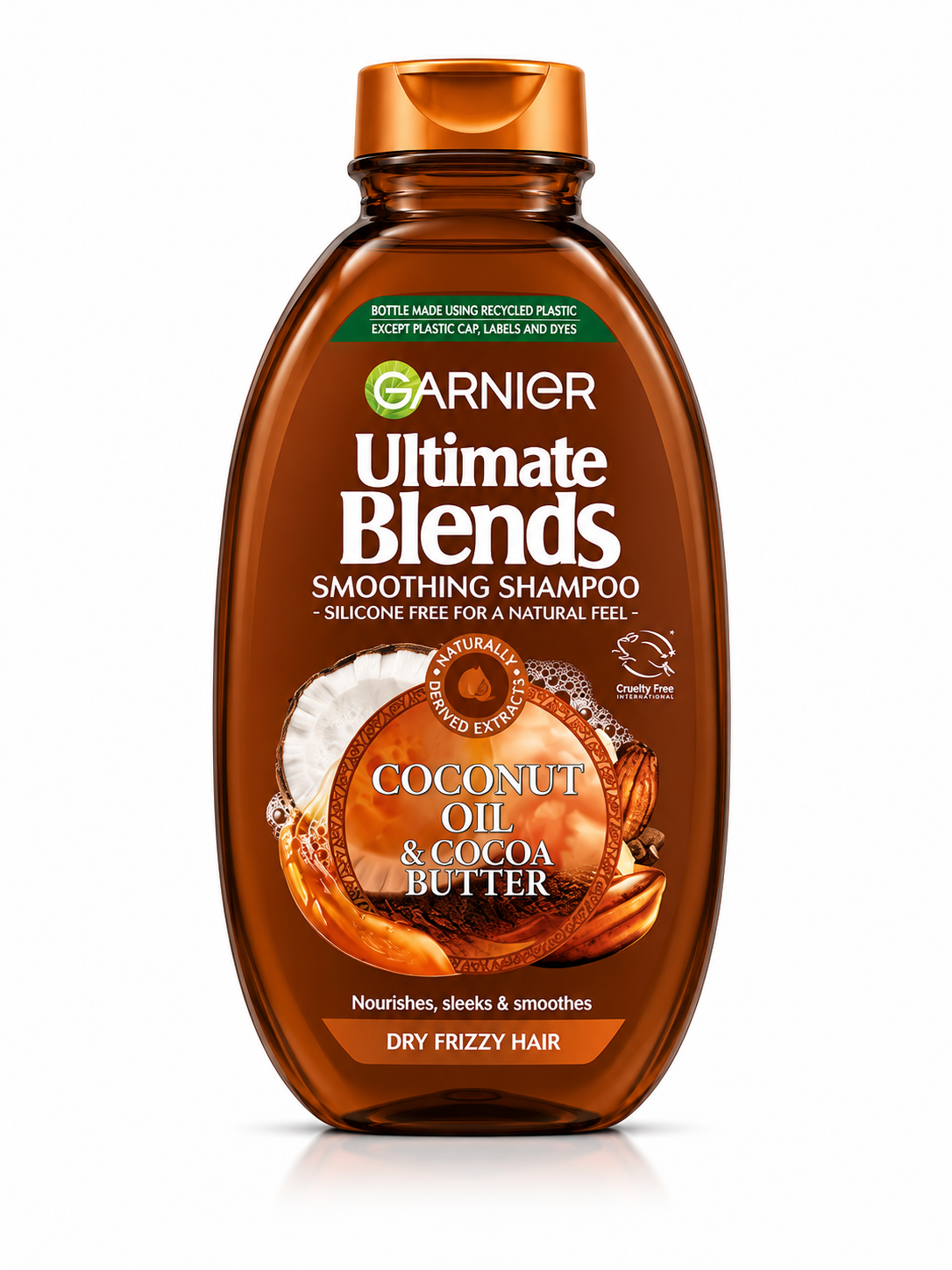 GARNIER Ultimate Blends Cocoa Butter & Coconut Oil Shampoo For Frizzy Hair 400ml