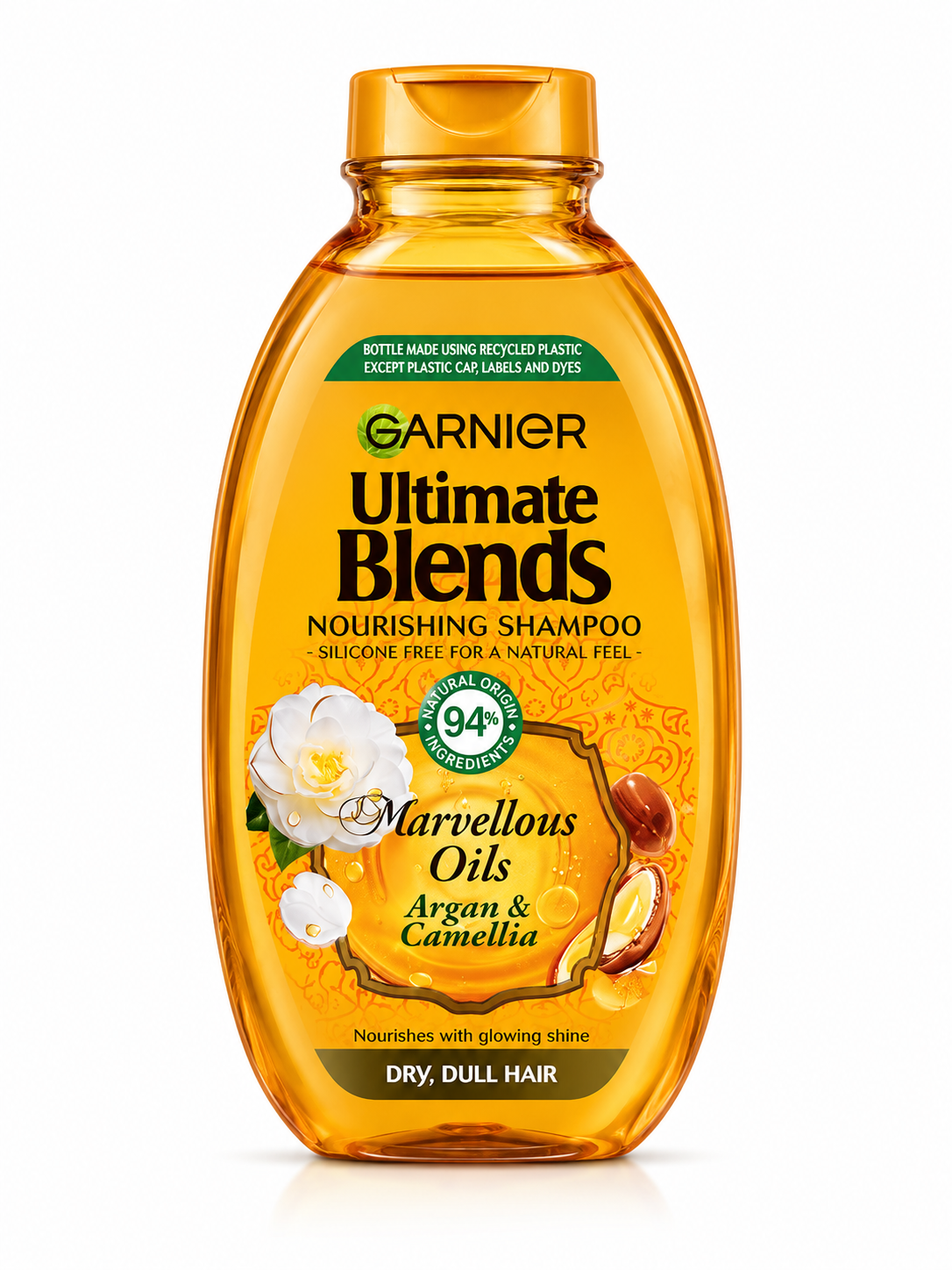 GARNIER Ultimate Blends Argan Oil And Camellia Oil Shampoo For Dull Hair