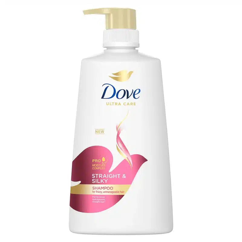 DOVE STRAIGHT AND SILKY Shampoo 680ML