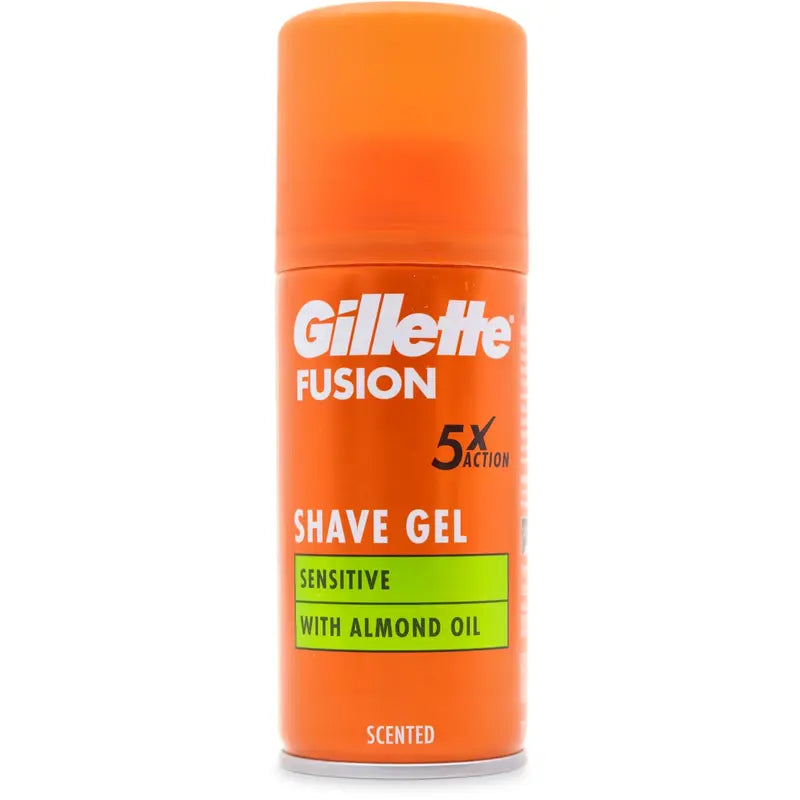 Gillette Fusion Shaving Gel Sensitive Almond Oil