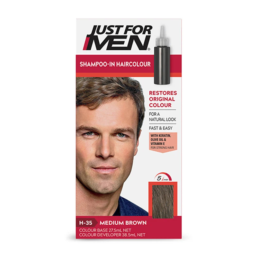 Just For Men Shampoo In Hair colour H-35 M.brown