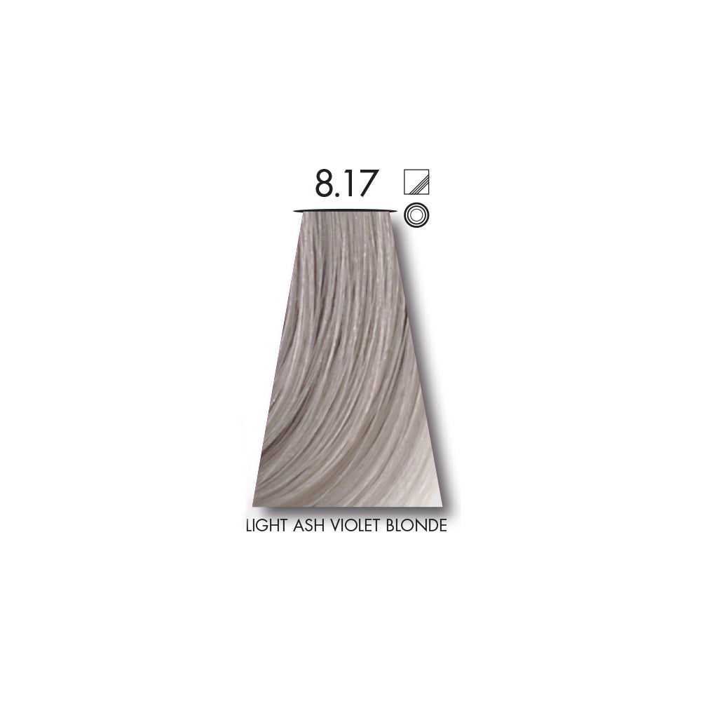 KEUNE TINTA LIGHT ASH VIOLET BLONDE 8.17 with Keune Developer 20 Volume - 60 ml