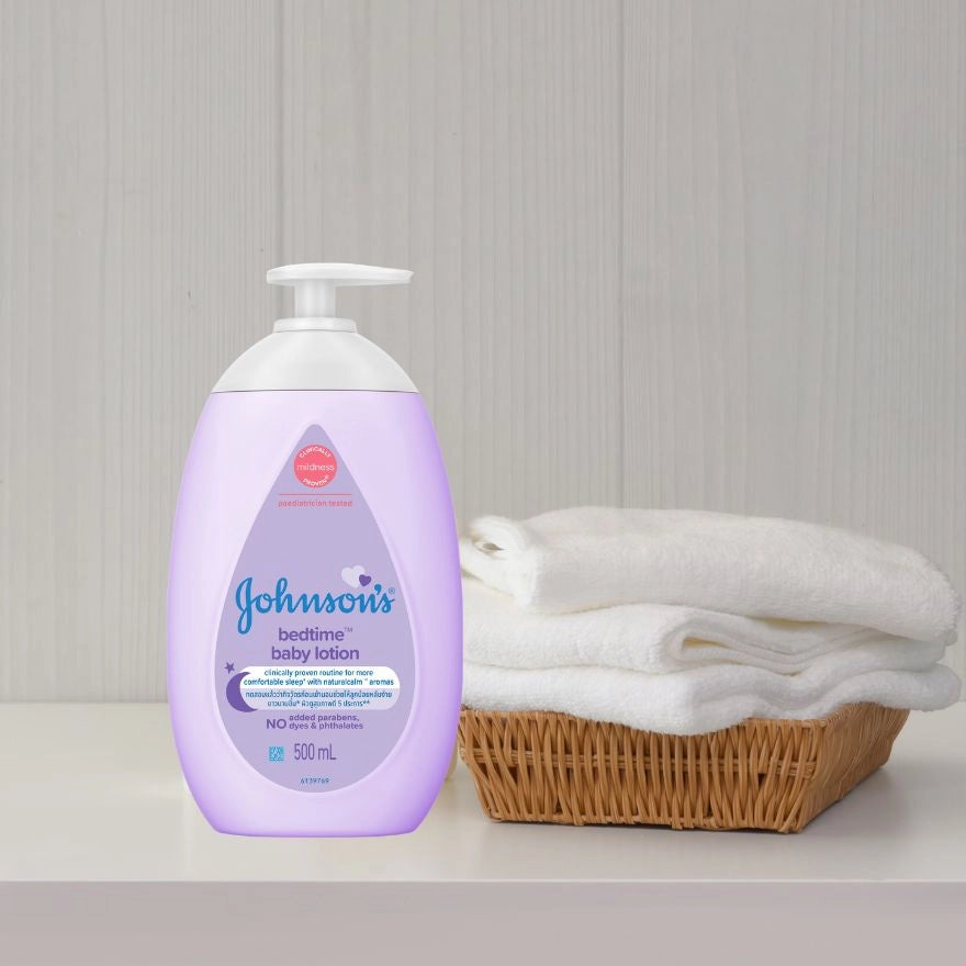 JOHNSONS BABY LOTION BED TIME