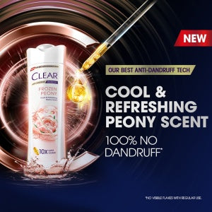 CLEAR FROZEN PEONY ANTI DANDRUFF SHAMPOO 300ML