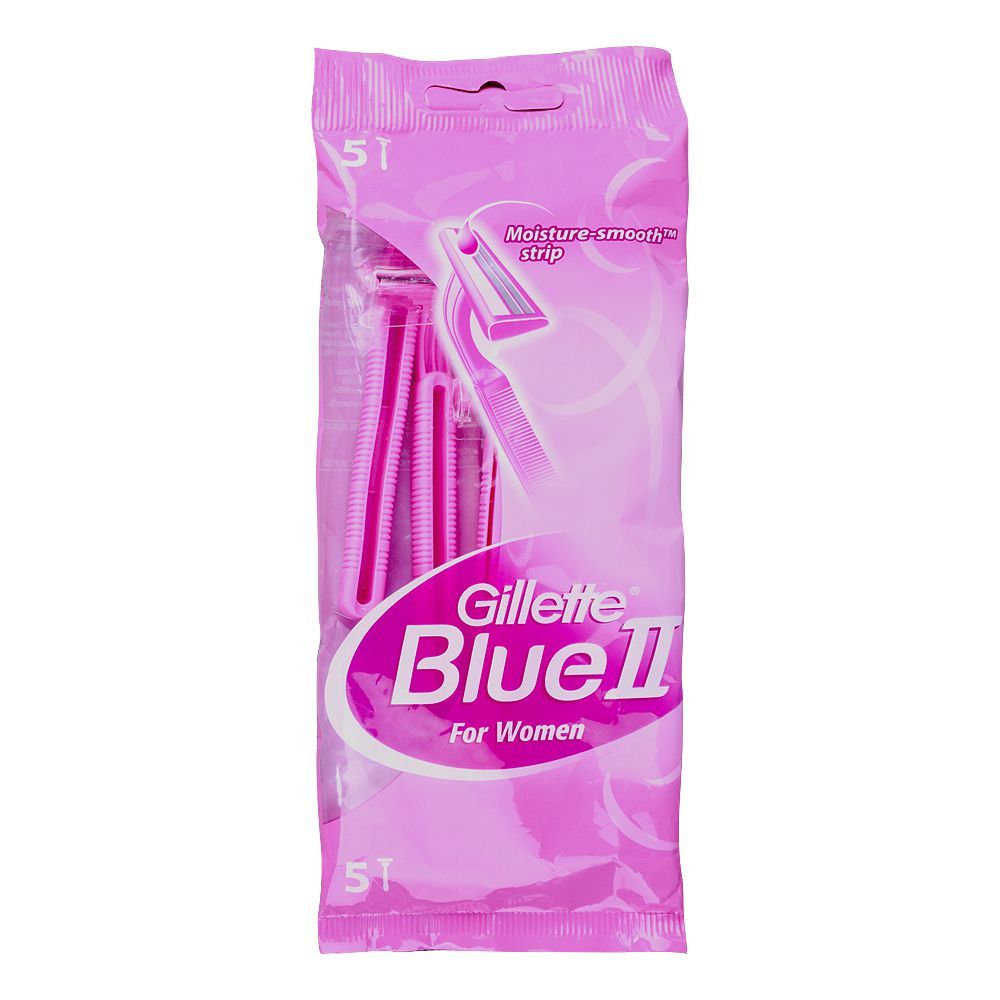 Gillete Blue II For Women 5-PACK
