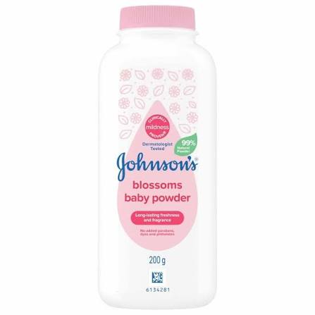 Johnsons Baby Blossoms Cornstarch Baby Powder 200g