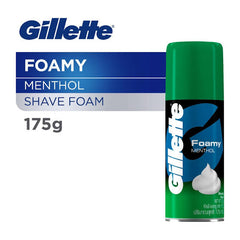 Gillette Foamy Menthol Shaving Foam 175g