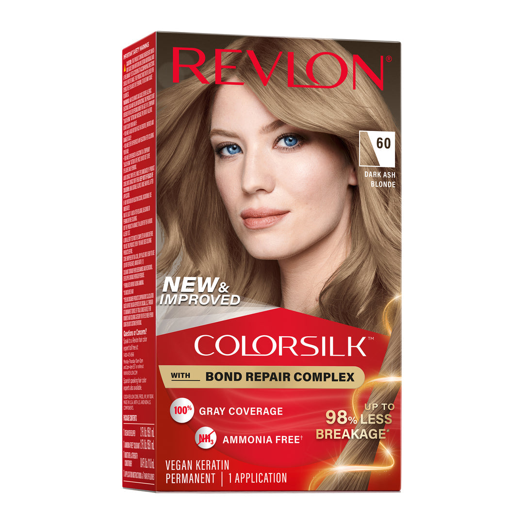 Revlon ColorSilk Beautiful Color Permanent Hair Color - 60 Dark Ash Blonde