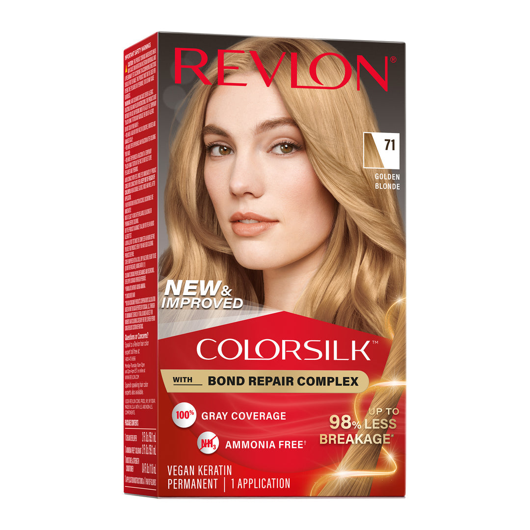 Revlon ColorSilk Beautiful Color Permanent Hair Color - 71 Golden Blonde