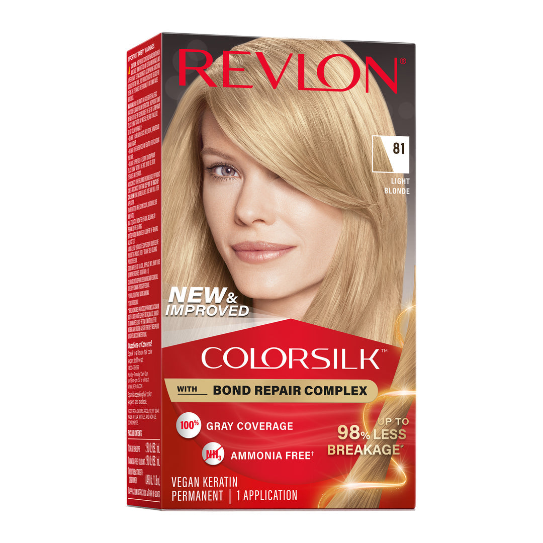 Revlon ColorSilk Beautiful Color Permanent Hair Color - 81 Light Blonde